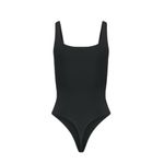 Aritzia Babaton Original Contour Squareneck Thong Bodysuit Black Size S Photo 4