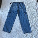 BLANK NYC  Women’s high rise Cargo Jeans in blue size Small Photo 9