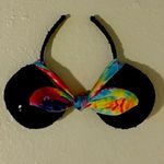 Disney  Minnie Mouse Ears Tie Dye Bandana Headband Photo 0