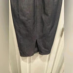 White House | Black Market  Navy Blue Denim Sleeveless Sheath Dress Zip Size 4 Photo 7