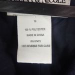 Danny & Nicole Danny Nicole 10 Workwear Skirt Double Breasted Suit Floral Laser in Navy Photo 2