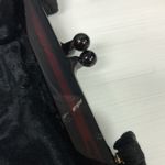 Rare Vtg hand painted by Anna‎ Steiner made in England 8” coin style purse Black Photo 9