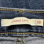 Levi's Blue Denim Women's Classic Capri Jeans, Size 18 Photo 8
