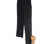 Brooks Brothers Women's Side Zip Silk Career Black Slacks Size 6 Photo 1