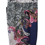 Melissa Paige  Paisley Print Jersey Knit Pull On Skirt Medium NWT Photo 0