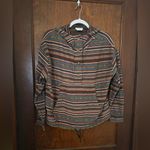 Ariat Horseshoe Bend Pullover Shirt Multi Jacquard Stripe Size M Photo 1