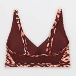 Aerie OFFLINE By Goals Plunge Sports Bra NWT Maplewood Animal Print size Small Photo 1