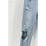 Hippie Laundry Blue Womens High Rise Girlfriend Jeweled Distressed Jeans Size 29 Photo 3