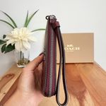 Coach NWT Boxed Corner Zip Wristlet With Star Print And Charms Photo 4