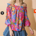 Flying Tomato  JUST WHAT I NEEDED WOVEN TOP Size XS pink NWT Photo 0