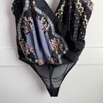 Free People NWOT INITMATELY  Granite Combo Sweet Thing Printed Bodysuit Photo 7