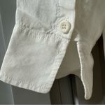 Talbots 100% Irish Linen White Lightweight Blazer size 14P Photo 1