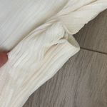 EXPRESS NWT  Chiffon Pleated Dress Off White Size XS Wedding Bridal Bachelorette Photo 5