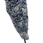 Reiss  Fox Mesh Lace Crochet Bodycon Dress Blue Tropic Print Size US‎ 6 Photo 8