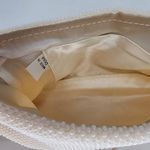 American Vintage Vintage White Beaded Envelope Clutch/Shoulder Bag Photo 9