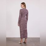 Anna Quan Charissa Long Sleeve Rib Knit Sweater Maxi Dress Mulberry AU 6 $360 White Size undefined Photo 2