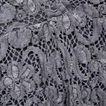 Nightcap  Dixie Long Sleeve Lace Romper Size 2 Black Partially Lined Keyhole Back Photo 6