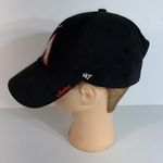 47 Brand Miami Marlins Hat Cap Womans Adjustable MLB Black Photo 3