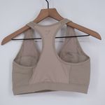 Gymshark  Whitney Simmons Twist Front Sports Bra Taupe Medium Athletic Photo 6