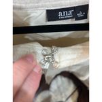 ana a new approach metallic linen blend jacket womens large Gold Photo 4