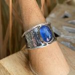 Kyanite Brazil Sterling Silver Ring Size 9.5 Silver Photo 2
