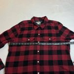 Tailor Vintage Buffalo Check Plaid Flannel Button Up Shirt Size XXL Holidays Red Photo 5