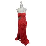 Marchesa Notte Luxury‎ Silk Pageant Cocktail Evening Prom Dress Size 4 NWT $990 Orange Photo 2