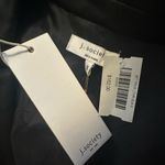 NWT J. Society Vegan Leather Blazer With Gold Buttons Size S Black Photo 2