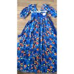 STAUD Affogato printed crepe de chine maxi dress size 4 / small Photo 3