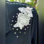 ELEGANT🌹DRESSY🌹LONG JACKET🌹 Black Size XL Photo 5