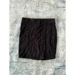 Material Girl NWT!  Caviar Black Crinkle Textured Stretch Mini Skirt Medium Photo 1