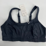 LUVROBES Gray Blue Sports Bra Athletic Support Medium Adjustable Straps Photo 0