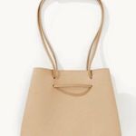 8 Other Reasons Vegan Leather Slouchy Bucket Crossbody Bag Tan NWOT Photo 0