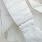 Jonathan Simkhai Paisley Bobbinet Bustier Bodysuit in Parchment Size M Photo 13