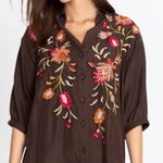 Johnny Was  silk and embroidered ROSALVA OVERSIZED WEEKEND TUNIC NWT Photo 7