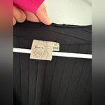 VTG FOCUS Button Down Tank Top Retro Funky Ribbed Cardigan Tank Black Size L XL Photo 3