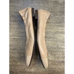 Agl Attilio Giusti Leombruni Ballet flats Quilted Cap Toe Size 7 Tan Leather Photo 5