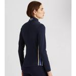 Ralph Lauren Lauren Blue Lightweight Jersey Quarter Zip Pullover Sweater Size S Photo 9