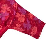 Victoria's Secret Victoria’s Secret Very Sexy Kimono Robe OS Red Floral Sheer Chiffon Lounge Photo 3