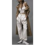 Free People linen blend Sky Rider Drop Crotch Pants Photo 1