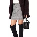 IRO Womens Blazer Burgundy Rafa One Button Oversized Alpaca Wool Jacket 36 Small Photo 4