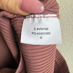 Vuori  Rib Crop Top Pink Marsala Athletic Workout Gym Tank Strappy Size Small Photo 3