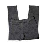 Apt. 9  Maxwell Slim Trousers Herringbone Chevron Mid Rise Gray 14 Photo 1