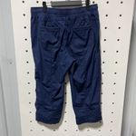 Natural Reflections Natural Reflection Womens navy Cargo Pockets Button Zip Closure Size 10 Photo 2