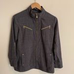 Sport Haley Womens Size Small Jacket Blazer Classy Full Zip Moto Pockets Black Photo 0