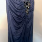 Alex Evenings Elegant Navy Evening Gown with sequins size 8 Photo 9