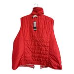 2X Christopher & Banks Women's Reversible Vest Coral White Stripe Full Photo 6