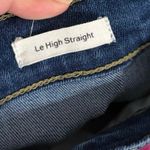 Frame Le High Straight Leg Raw Hem Jeans Size 28 Photo 3