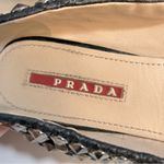 Prada Studded and Jeweled Black Leather Loafers Size 36.5 or US 6.5 Photo 8
