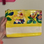 Kate Spade Floral Yellow Flat Pouch Clutch Photo 2